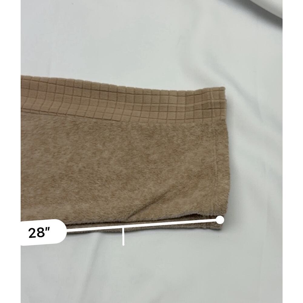 Cuddl Duds Fleece Lounge Set Women's Large Beige Pullover Top Pants Cozy - Picture 13 of 13